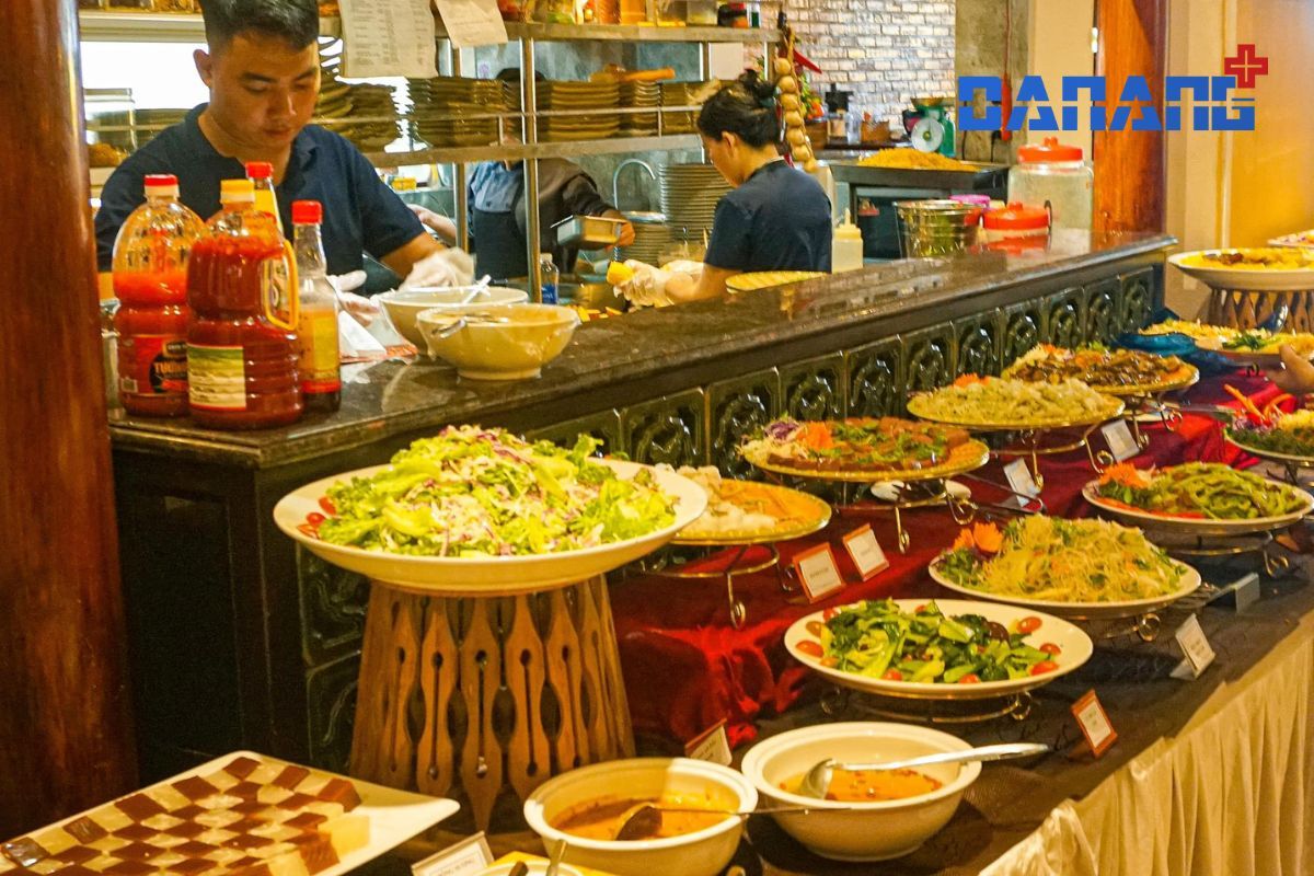 món chay Đà Nẵng được trình bày đẹp mắt