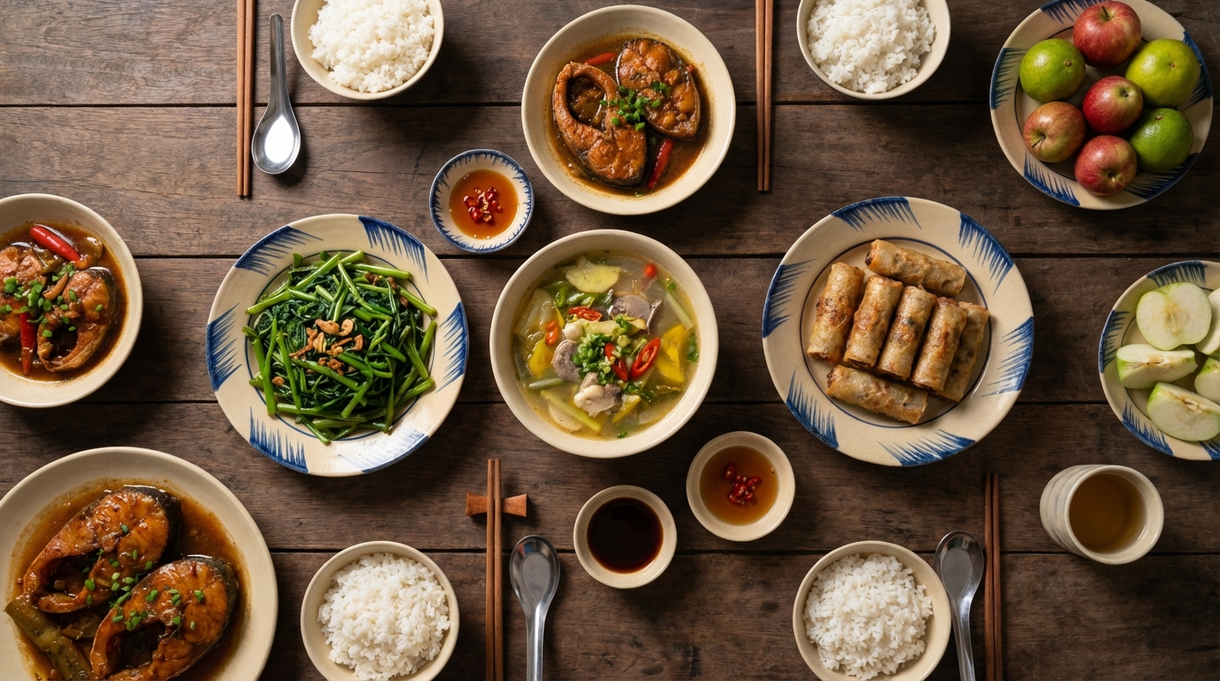 Gợi ý thực đơn món ngon mỗi ngày cho gia đình
