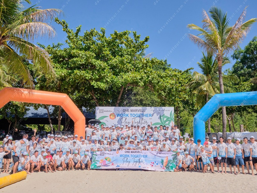 Bờ biển Nha Trang nhìn từ trên cao