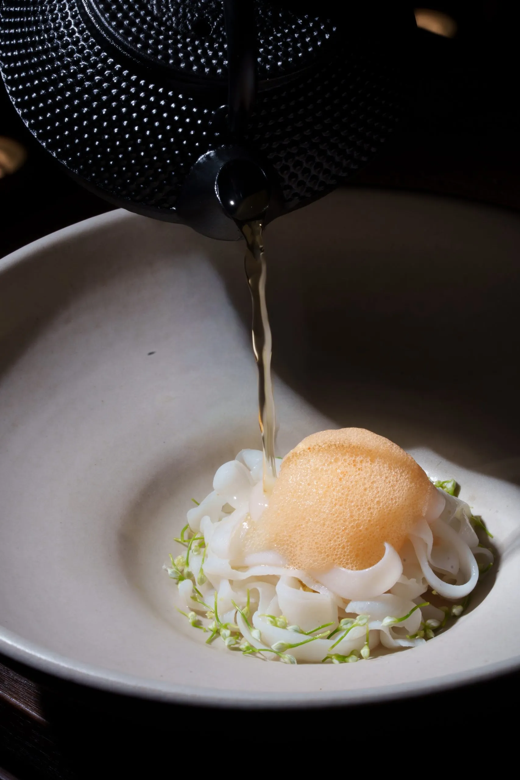 Món mực là là Khai Canh tại Miên Saigon