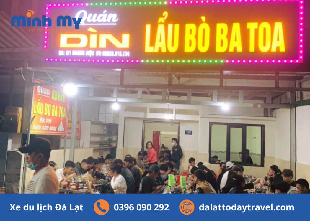 Lẩu bò Ba Toa – Quán lẩu bò Dìn