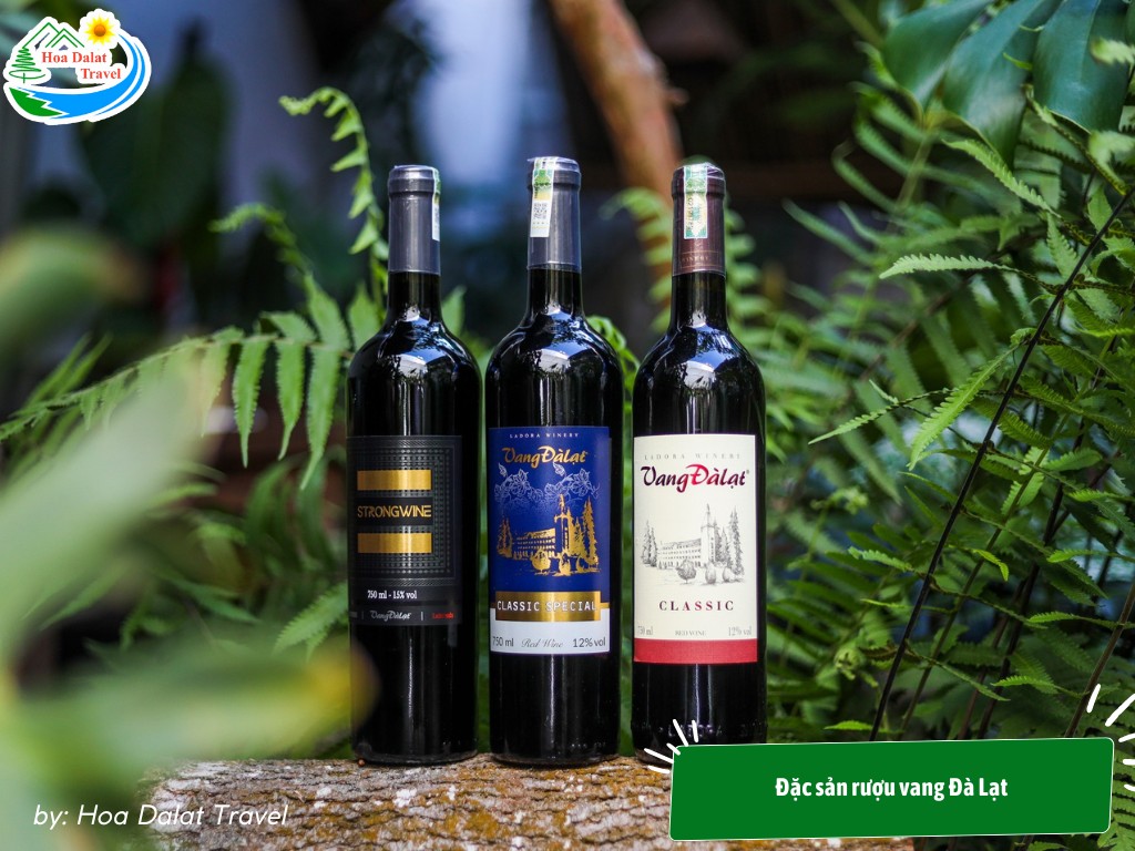 Rượu vang Đà Lạt làm quà