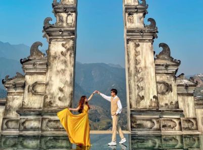 Ruộng bậc thang và bản làng vùng Mường Hoa Sapa