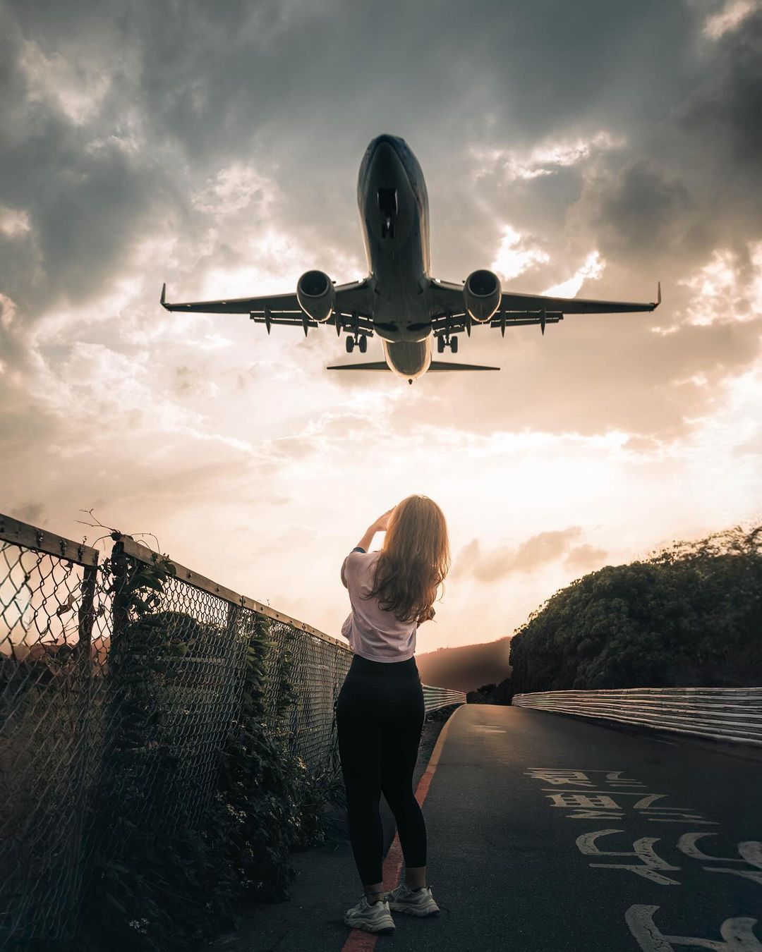 Bãi Đầm Trầu ngắm máy bay