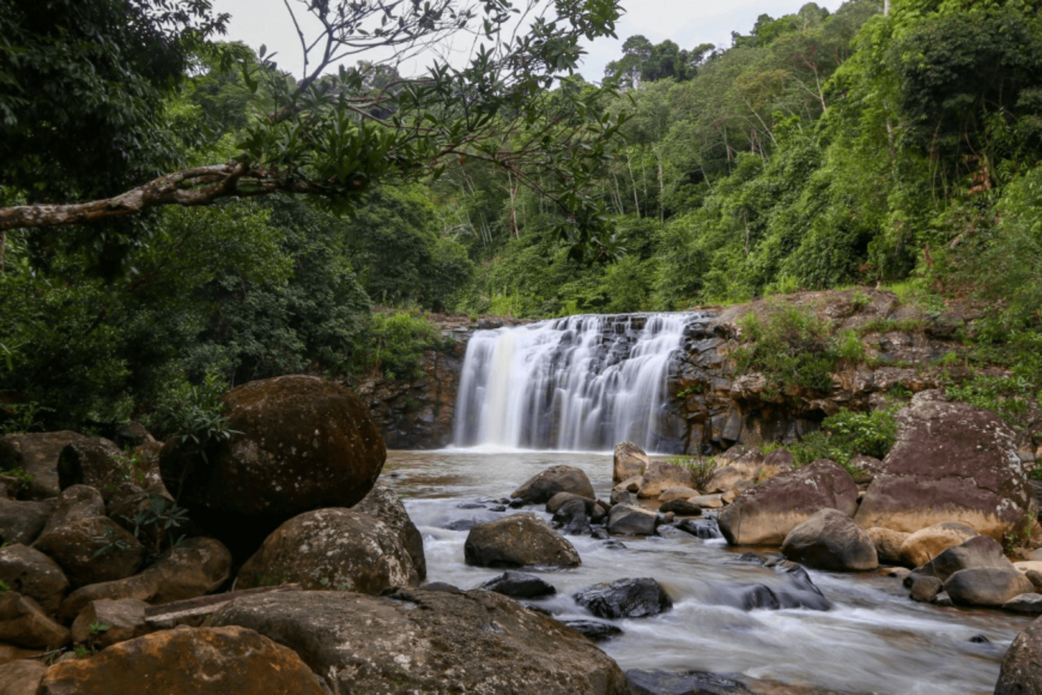 Thác Đắk Ke ở Măng Đen