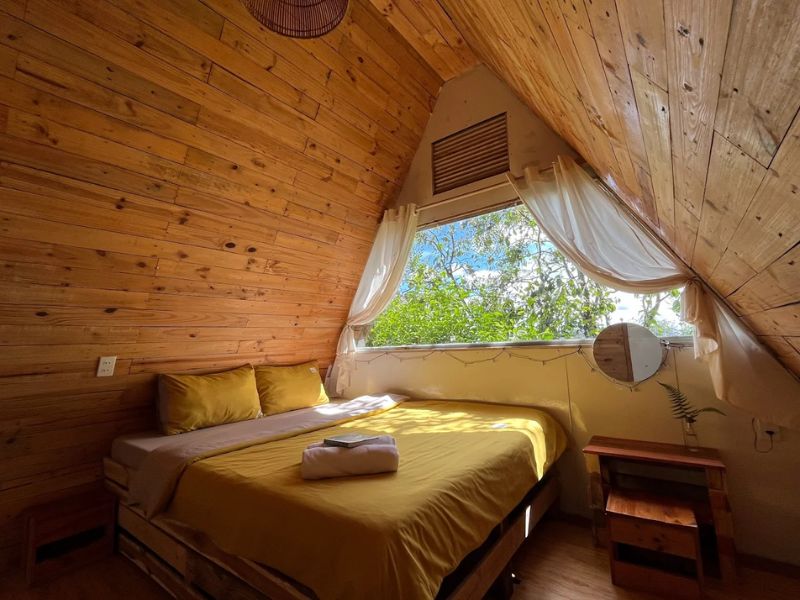 Homestay ẩn mình giữa cây xanh