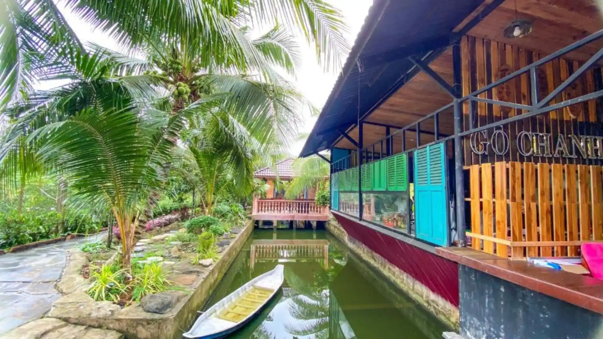 Homestay ven sông Gò Chanh (Cần Thơ) có giá khoảng 500.000 đồng/đêm