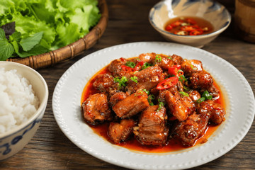 Cách làm sườn rim mắm cực đơn giản, ngon khó cưỡng tại nhà