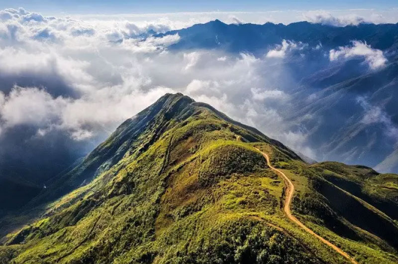 Sống lưng khủng long Tà Xùa là điểm đến thách thức lòng can đảm của du khách