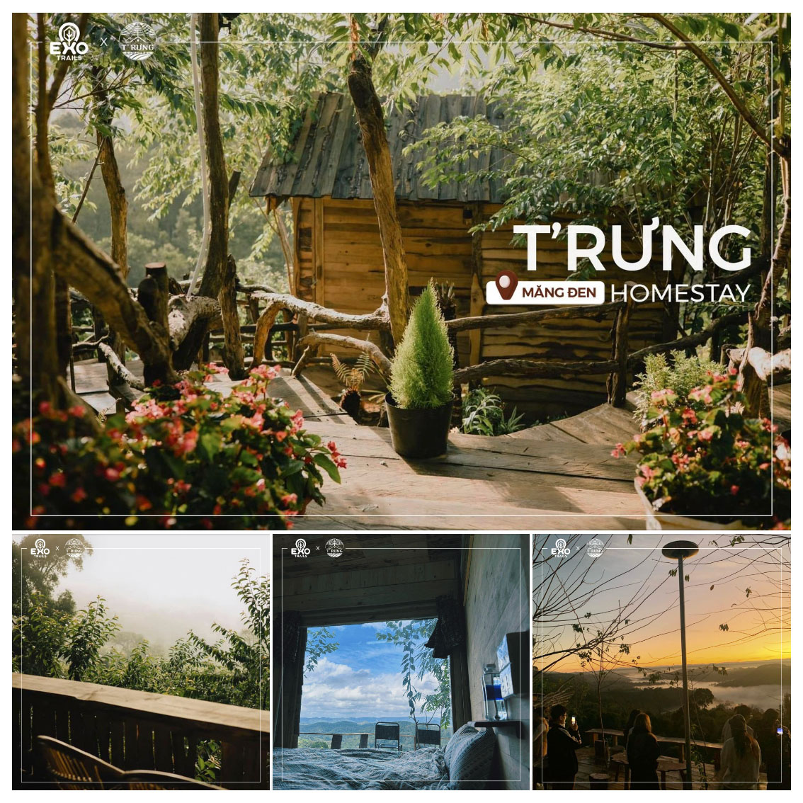 Kiến trúc độc đáo tại T Rưng Homestay