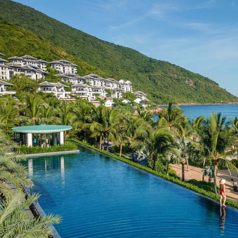 Bản đồ vị trí địa hình sườn núi độc đáo của resort