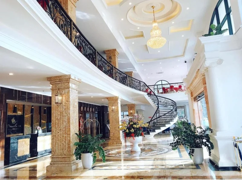 Không gian phòng nghỉ nhìn núi