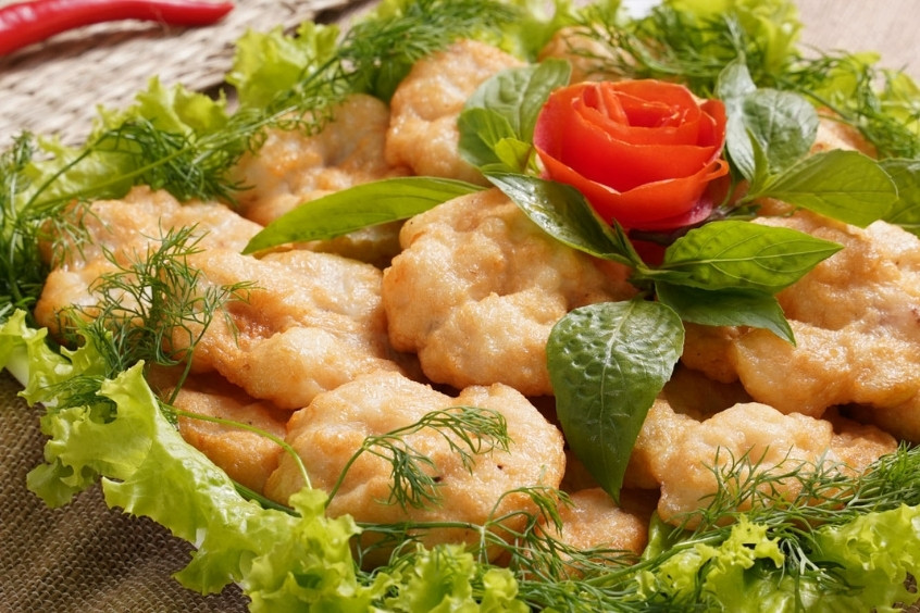 Chả mực giã tay đặc sản Vân Đồn