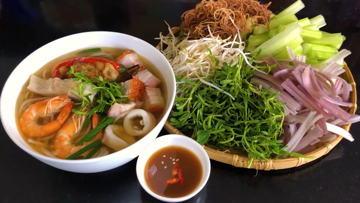 Bún mắm đặc sản Miền Tây