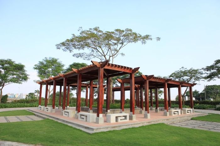 Công viên Yên Sở xanh mát