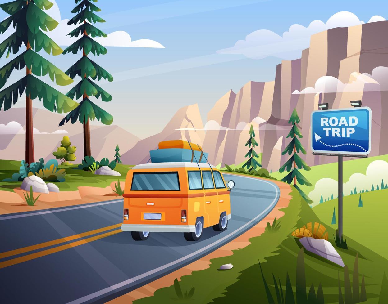 Trip planning workflow showing placemarks and route measurement