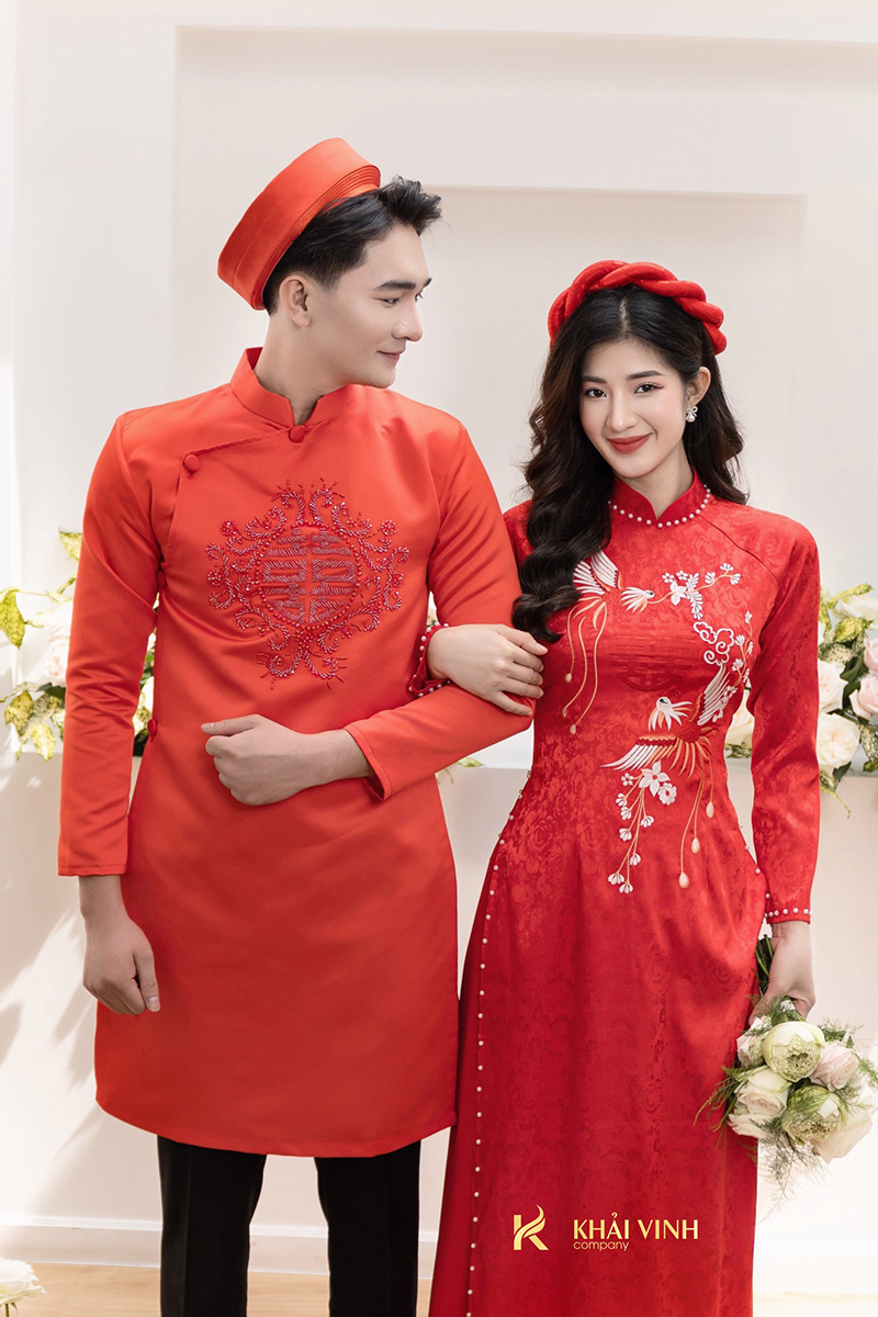 Cặp đôi chụp áo dài