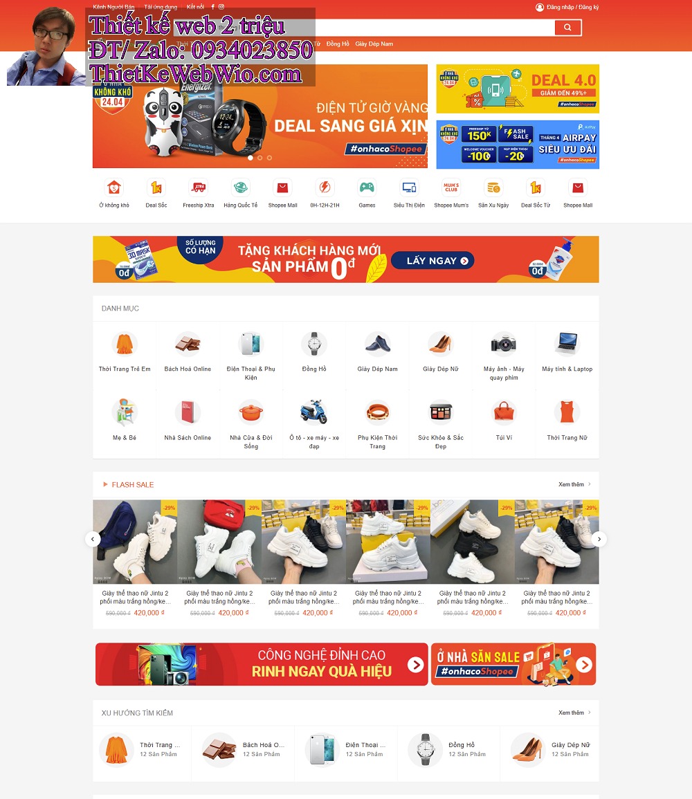 Thiết kế landing page chuyên nghiệp cho dịch vụ cưới