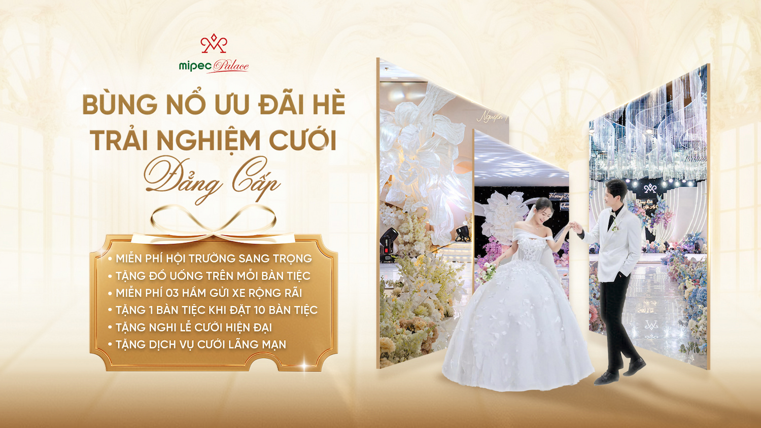 Ưu đãi tiệc cưới mới nhất