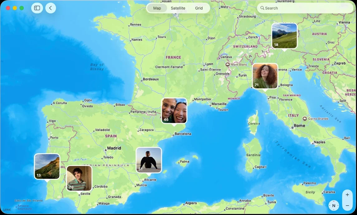 Biểu đồ minh họa dữ liệu GPS và vị trí được ghi lại tự động - nguồn từ tinhte