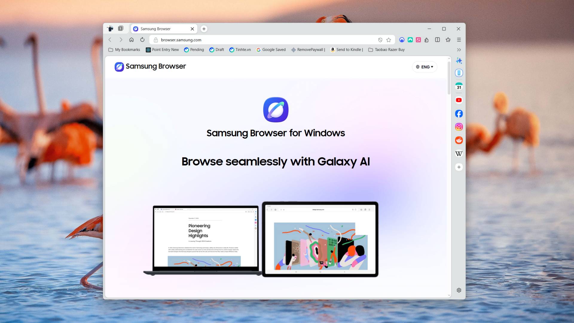 Samsung Browser chính thức trên Windows - nguồn từ Tinh Tế