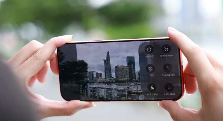 Giao diện phong cách nhiếp ảnh iPhone