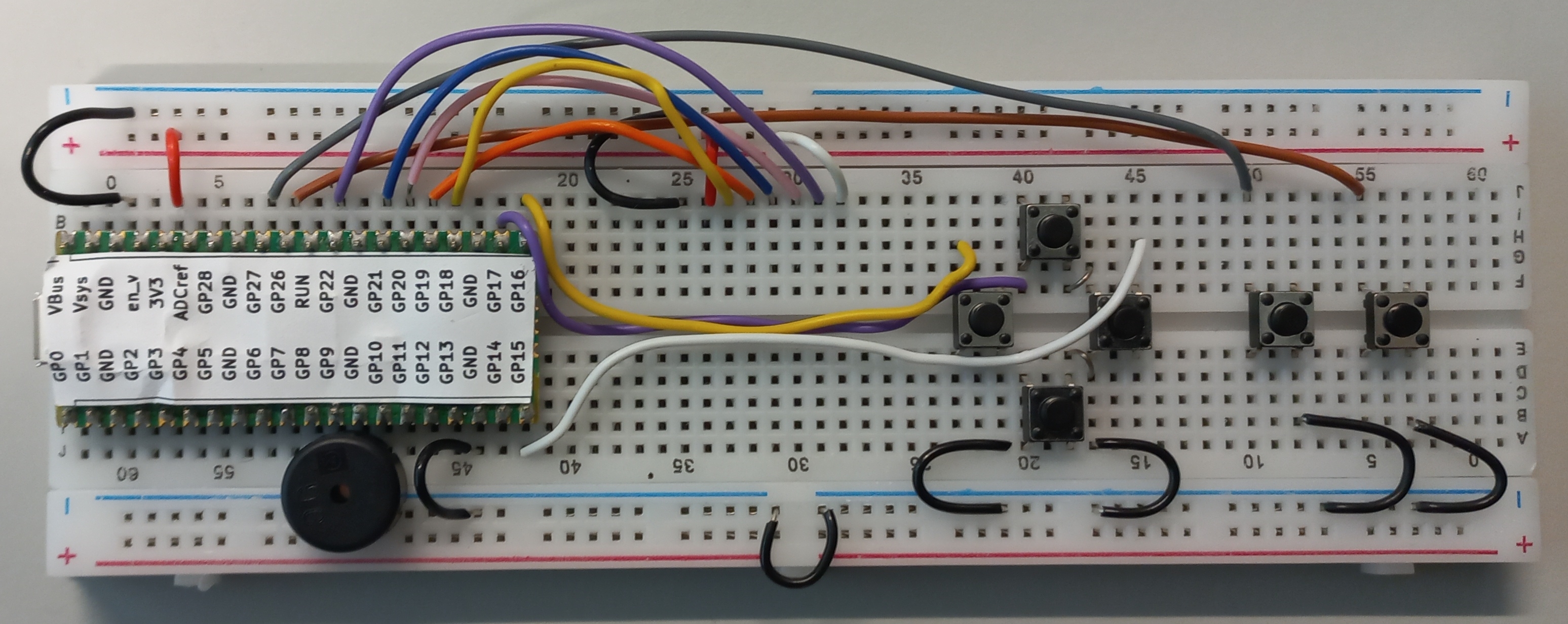 Sơ đồ lắp ráp trên breadboard