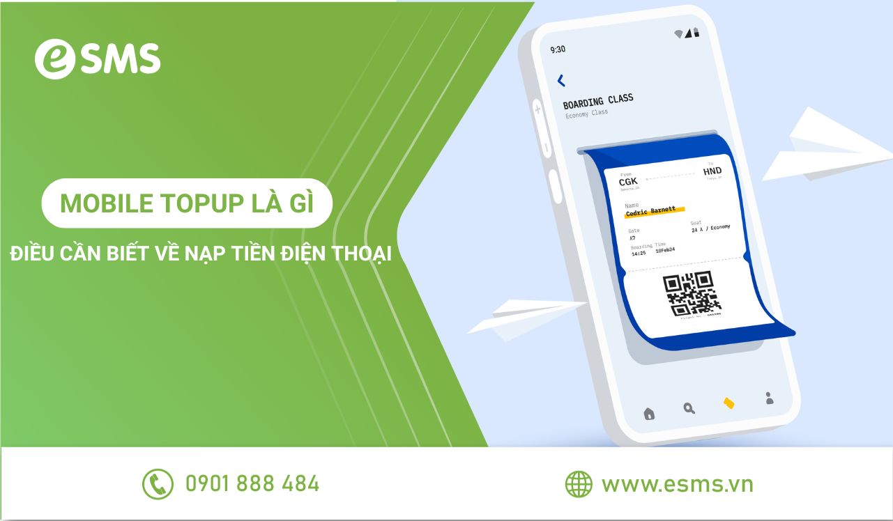 Giao diện an toàn khi nạp tiền điện thoại trực tuyến trên thiết bị di động