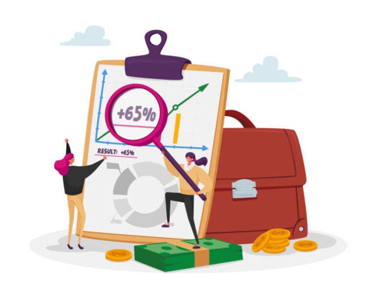 Nhà đầu tư phân tích giá cổ phiếu so với giá trị thực trên thị trường - nguồn từ zalopay