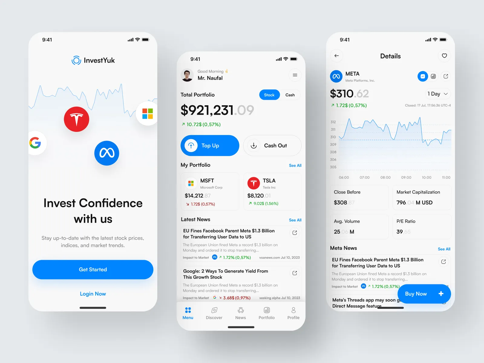 Sàn giao dịch trực tuyến cho phép theo dõi giá cổ phiếu thời gian thực