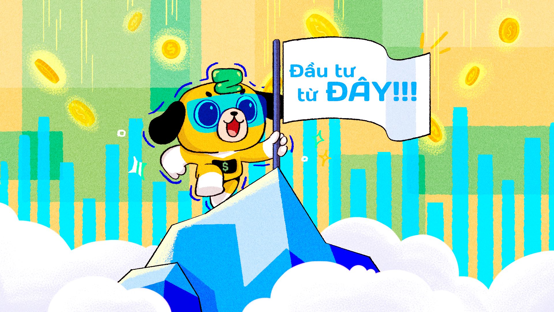 Biểu đồ chỉ số VN30 phản ánh diễn biến của 30 cổ phiếu lớn nhất