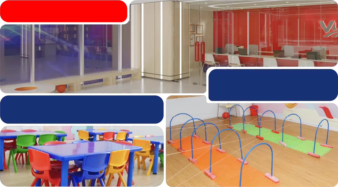 Lớp học quốc tế hiện đại với môi trường khuyến khích khám phá - nguồn từ vus