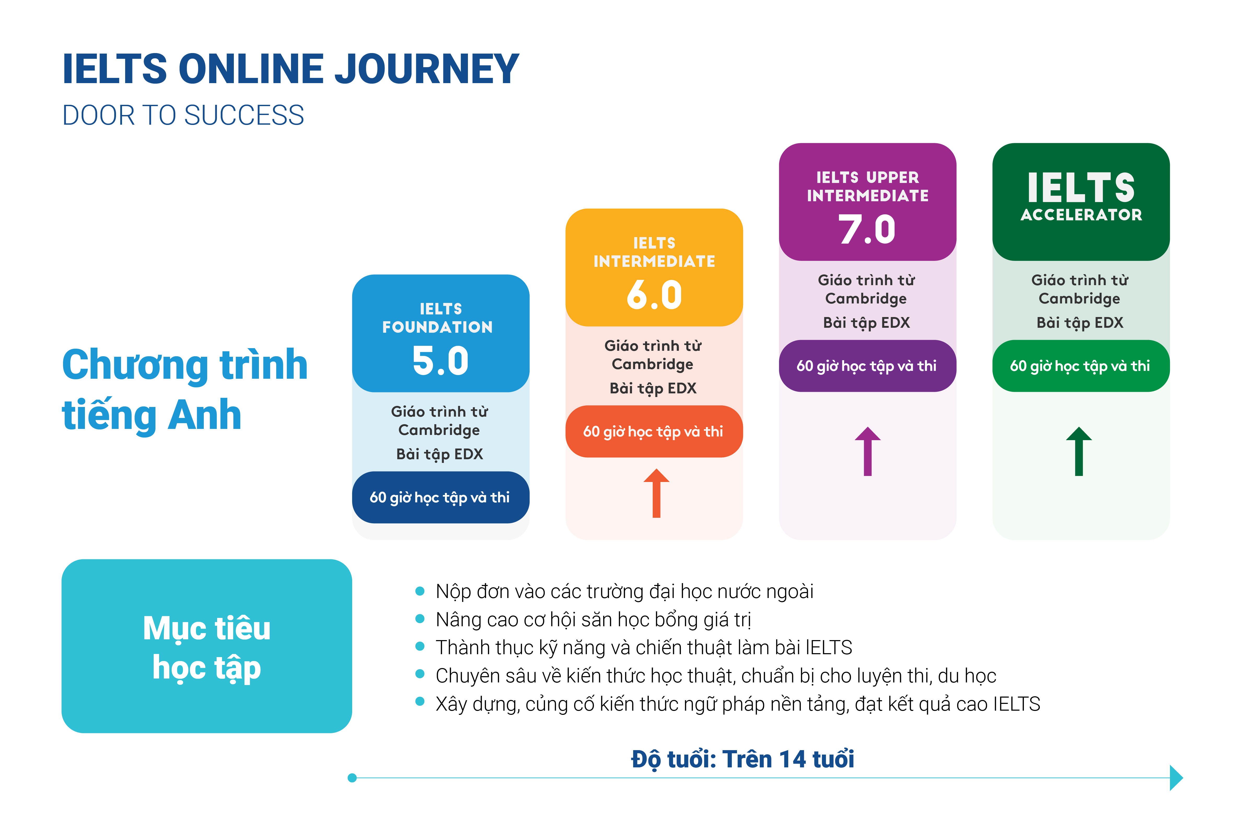Lộ trình học IELTS 7.0 online và offline chi tiết