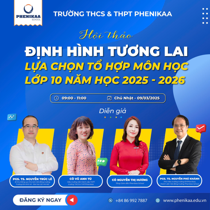 Đội ngũ giáo viên giỏi sẽ giúp học sinh định hình tương lai ngay khi là học sinh lớp 10