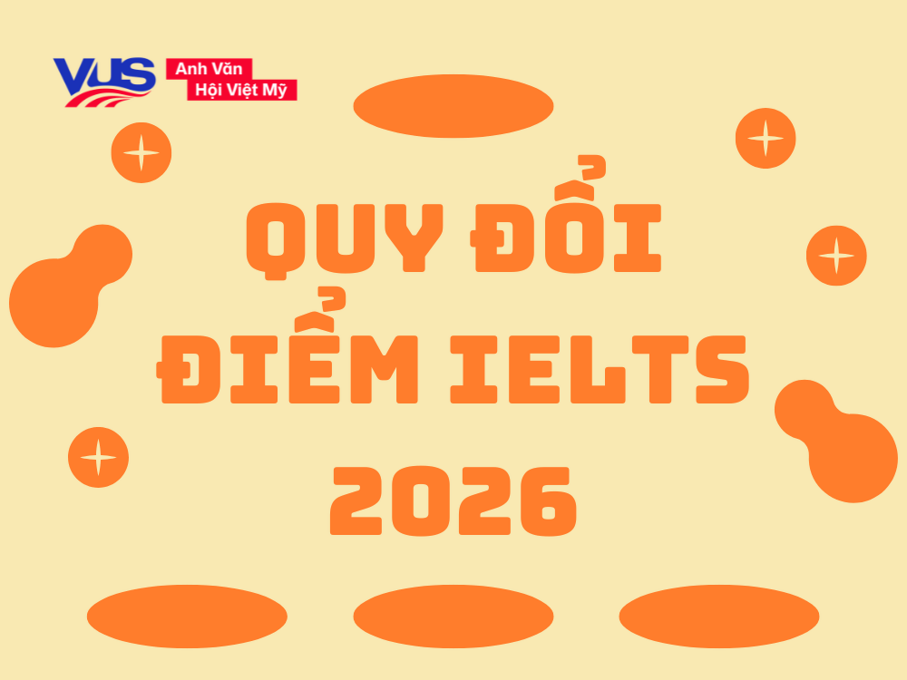 Bảng quy đổi điểm IELTS 2026 của các trường đại học