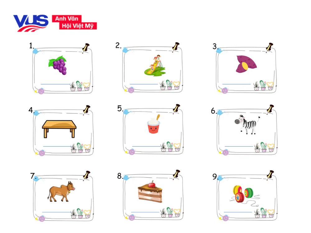 bài tập tiếng anh lớp 2 - bài 8