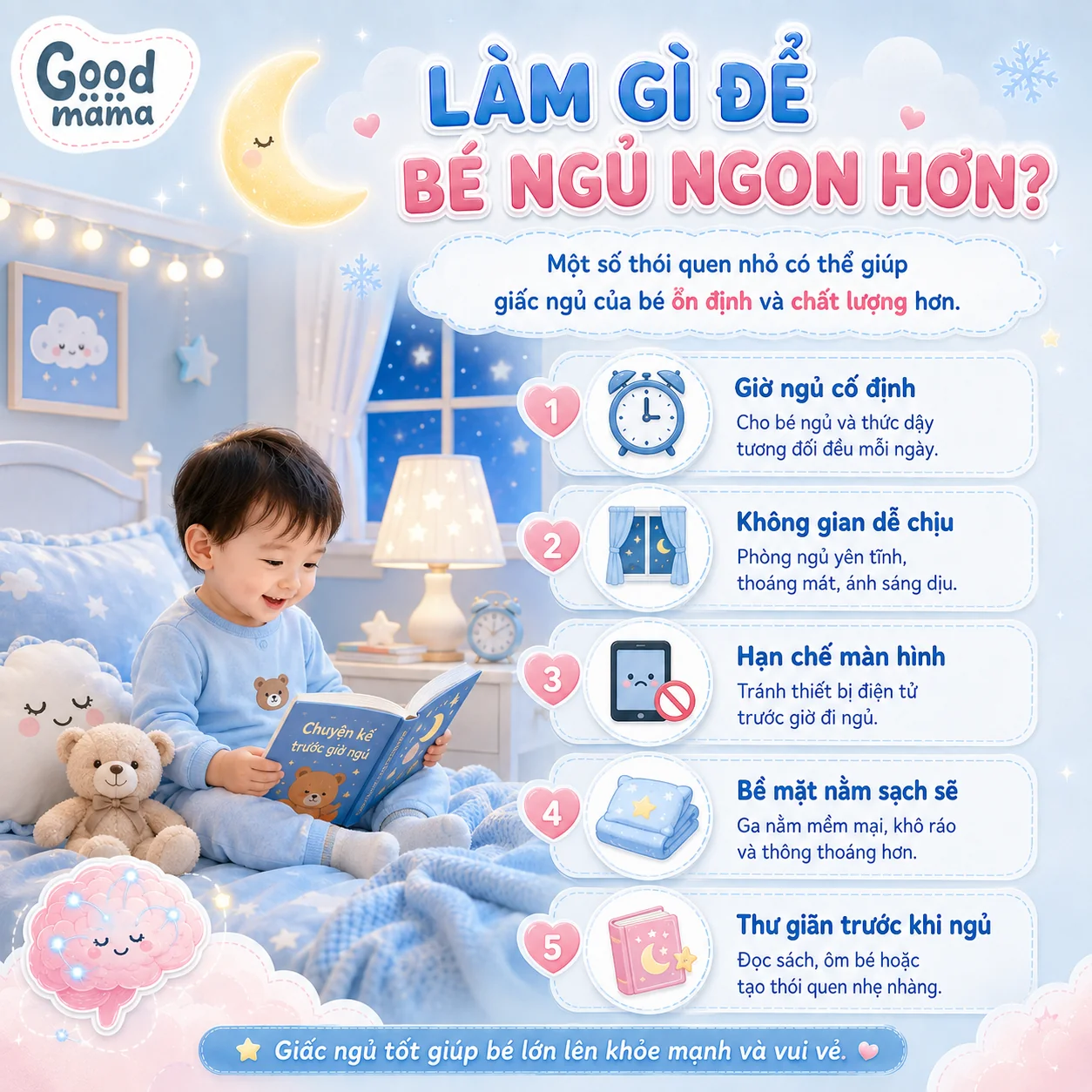 Làm thế nào để giúp trẻ có một giấc ngủ chất lượng?