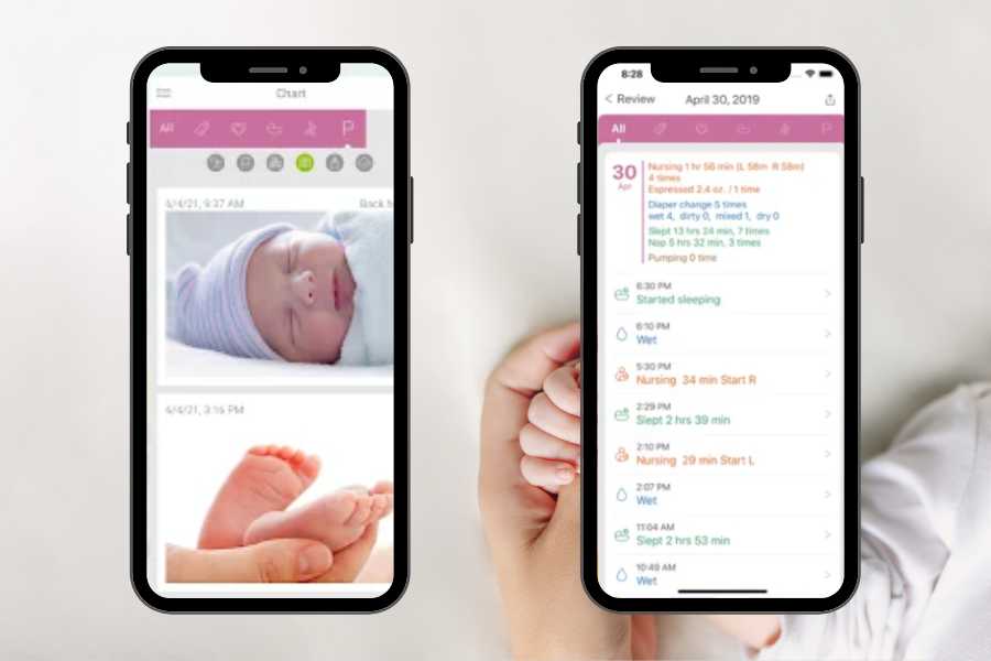 Baby Tracker app theo dõi hoạt động của bé