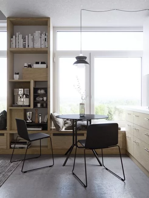 Tận dụng góc chết trong căn hộ nhỏ