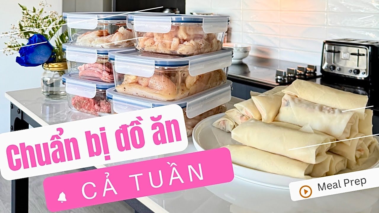 Người chuẩn bị bữa ăn tuần mới