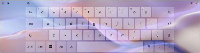 Giao diện mặc định của công cụ nhập văn bản