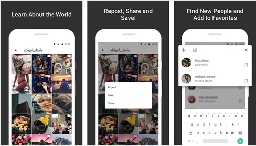 Minh họa ứng dụng lưu story Instagram trên điện thoại