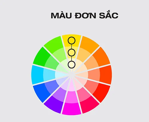 Phối màu đơn sắc