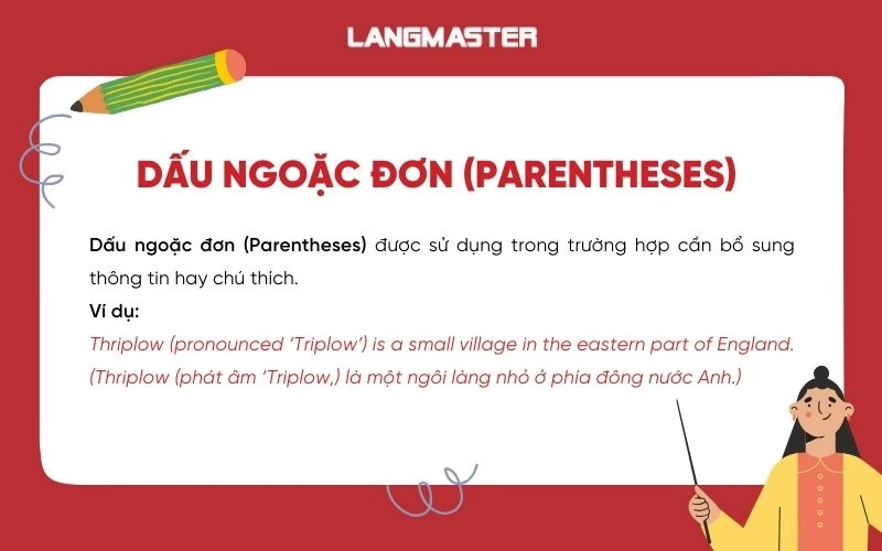 Dấu ngoặc đơn (Parentheses)