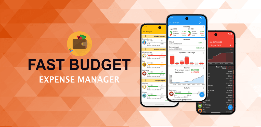 App quản lý chi tiêu Fast Budget