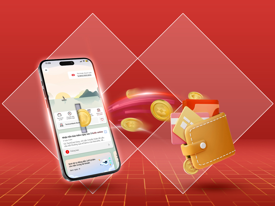 Nguyên tắc quản lý tài chính cá nhân với ngân hàng số Techcombank Mobile