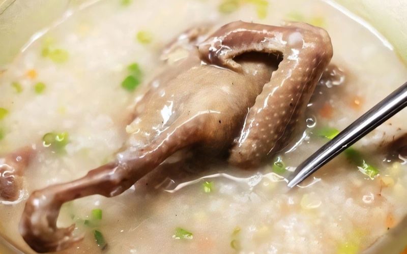Cháo bồ câu bồi bổ