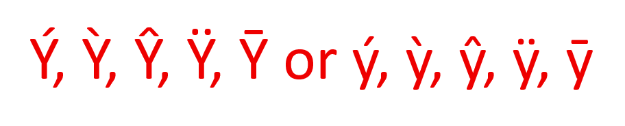 Cách gõ chữ Y có dấu trên Windows