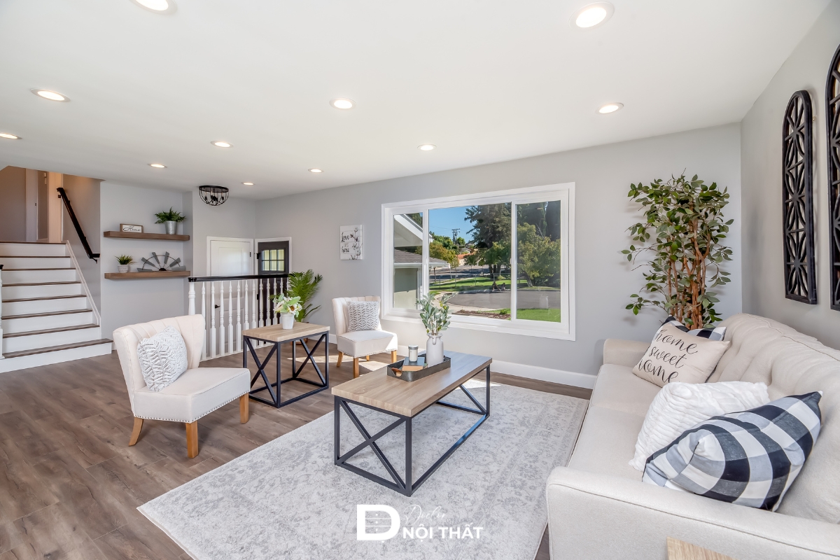Bố trí nội thất khi decor phòng khách khoa học