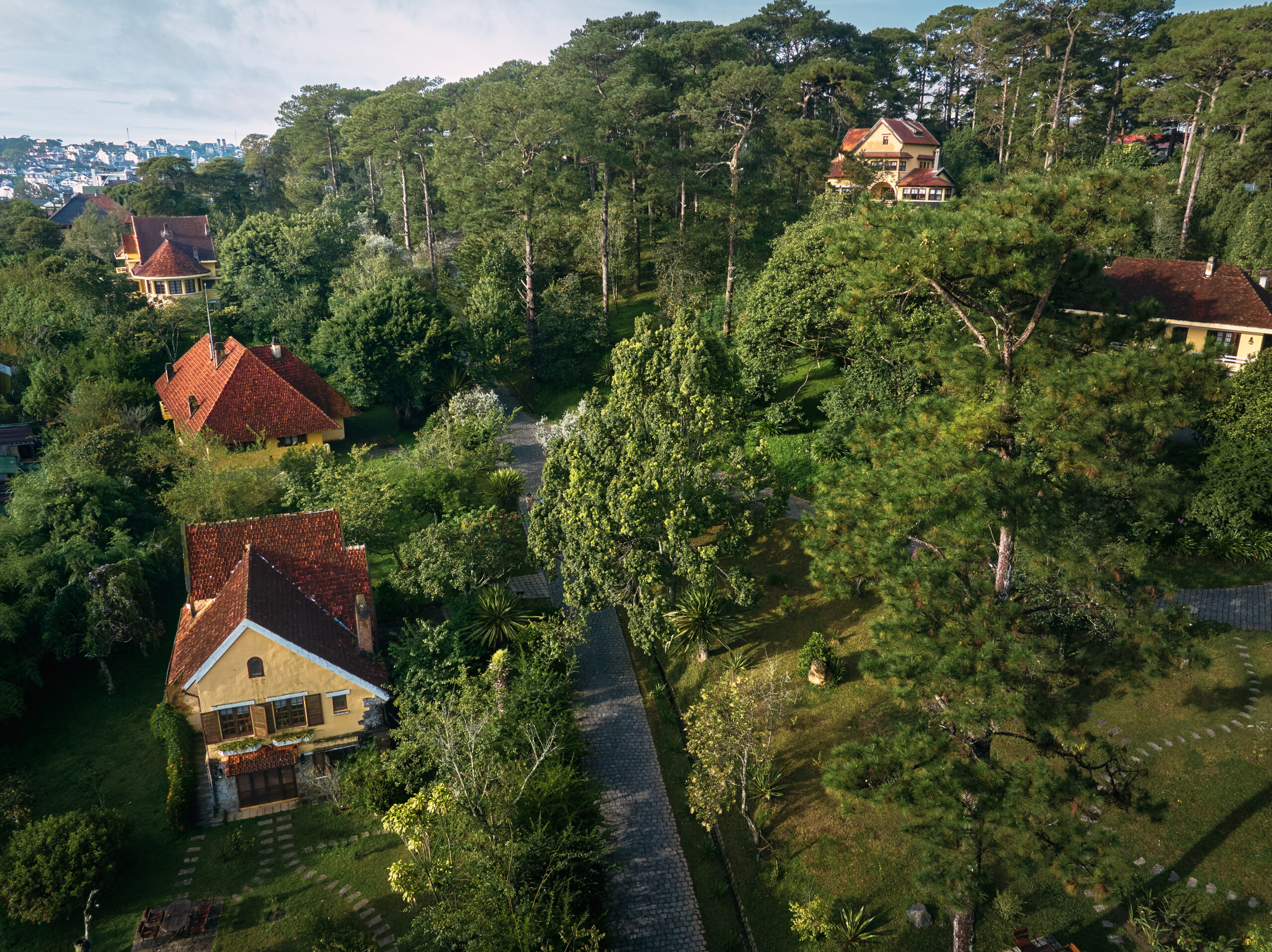 Không gian biệt thự cổ hòa hợp với thiên nhiên Đà Lạt